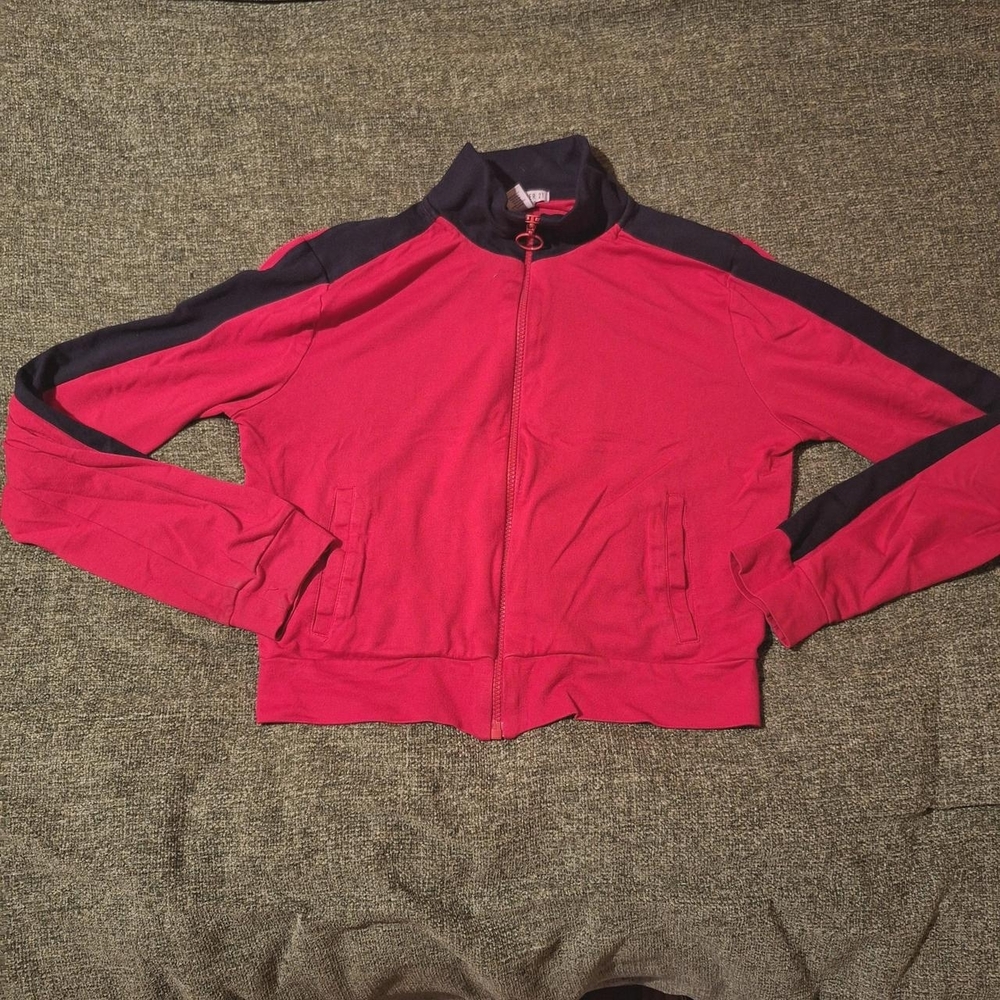 Women's Red and Black Jacket